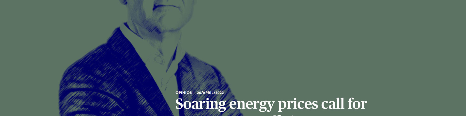 Steigende Energiepreise erfordern mehr Energieeffizienz